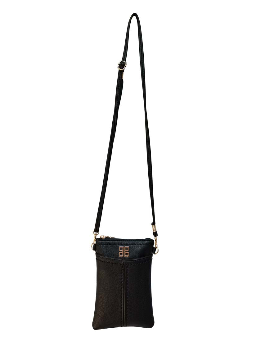 4106KL - Black Mini Phone Bag