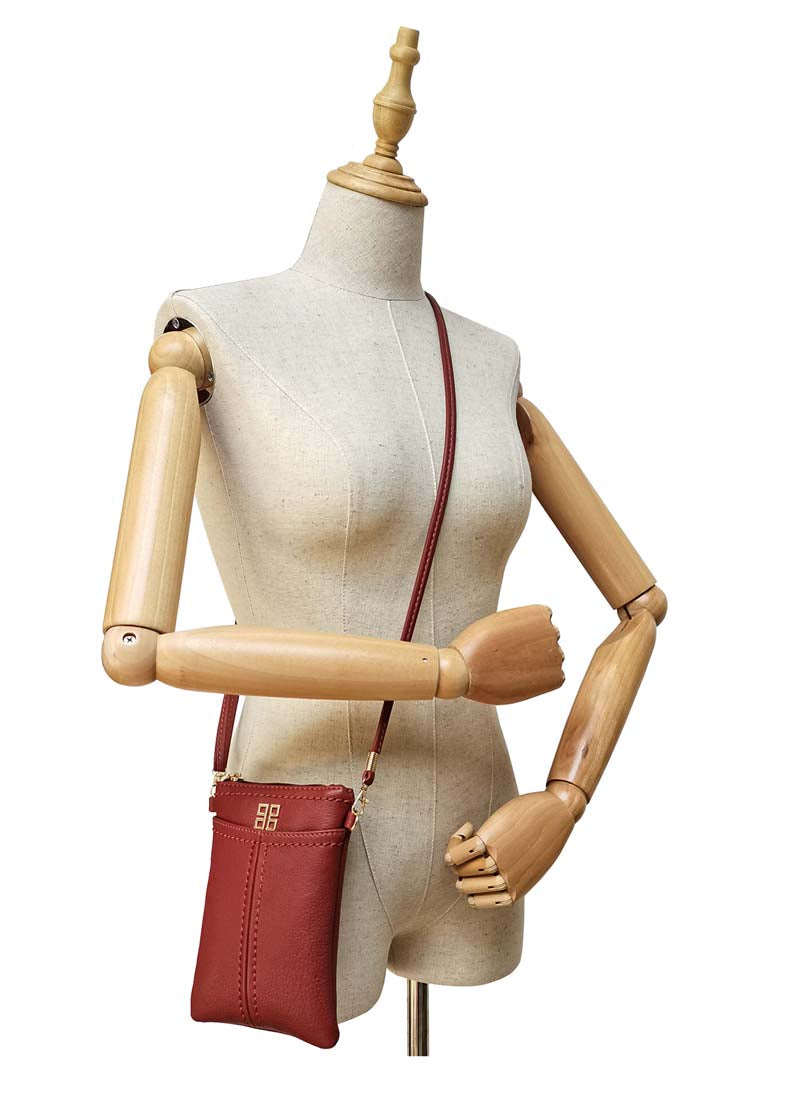 4106KL - Sunset Red Mini Phone Bag
