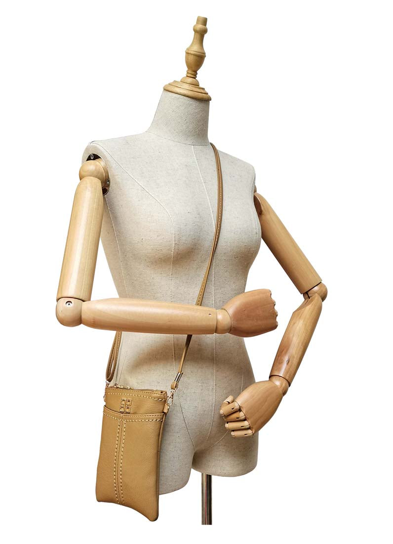 4106KL - Taupe Mini Phone Bag