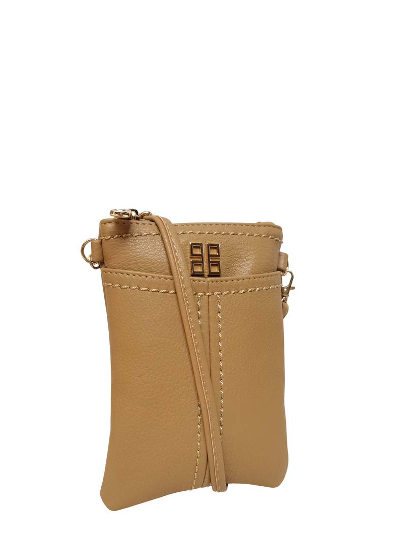 4106KL - Taupe Mini Phone Bag