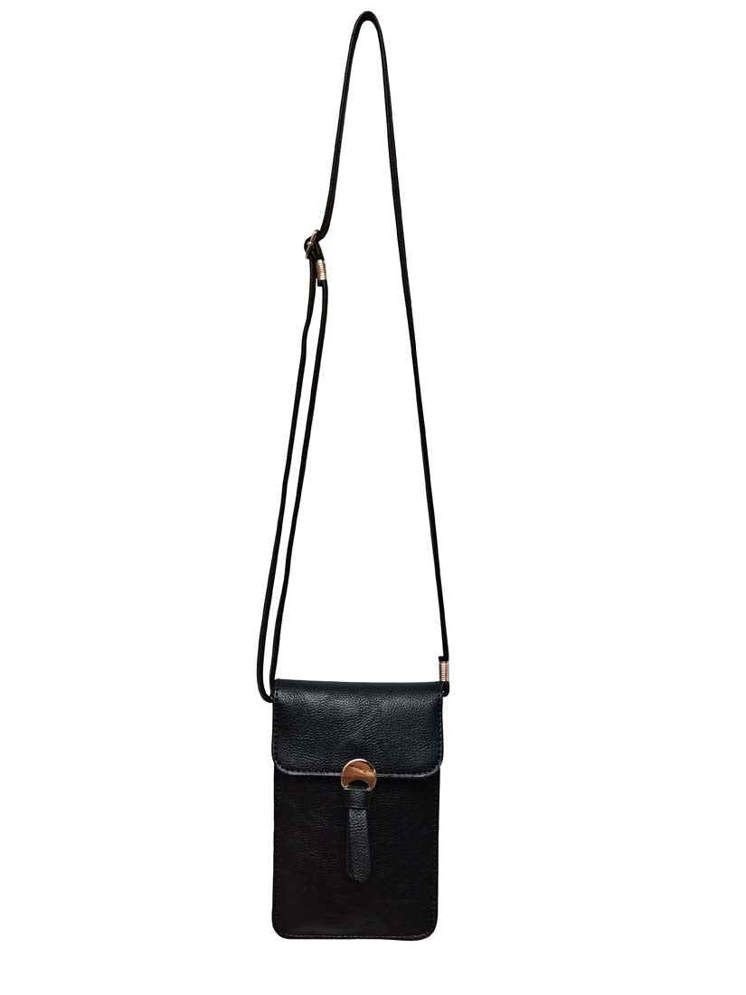 4111KL - Black Mini Phone Bag