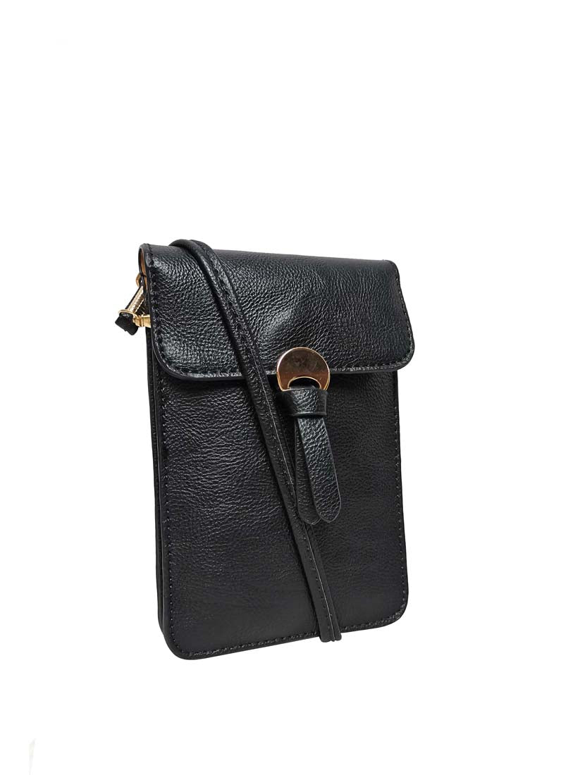 4111KL - Black Mini Phone Bag