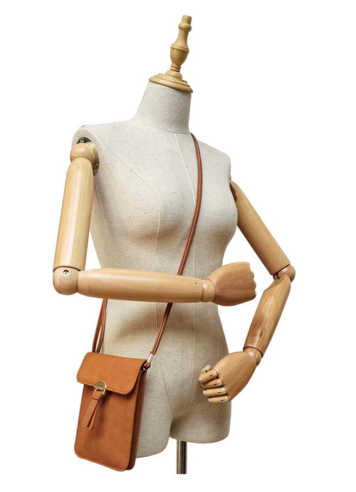 4111KL - Camel Mini Phone Bag