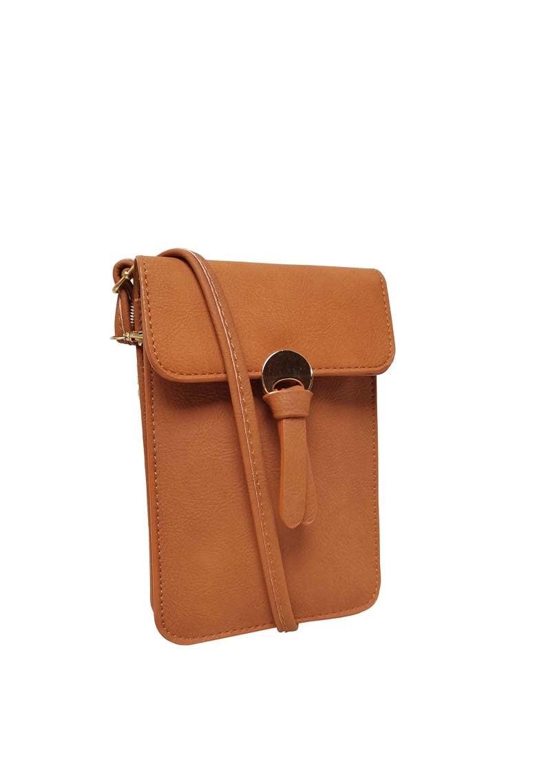 4111KL - Camel Mini Phone Bag