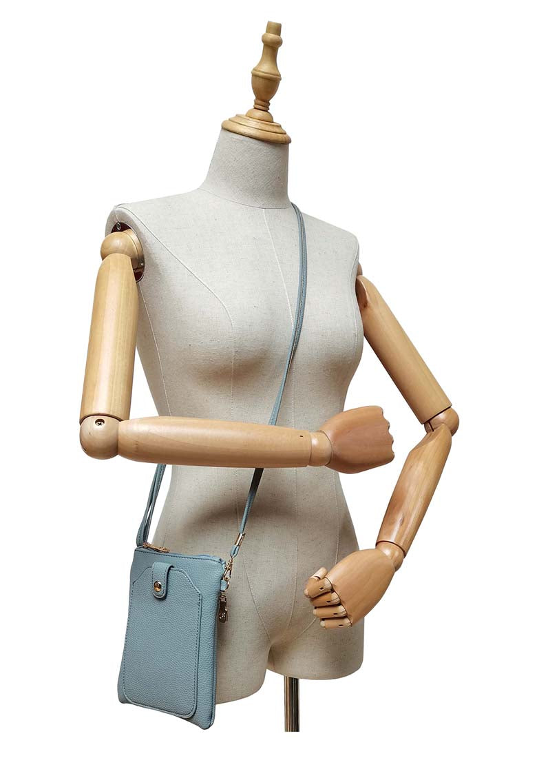 4113KL - Baby Blue Mini Phone Bag