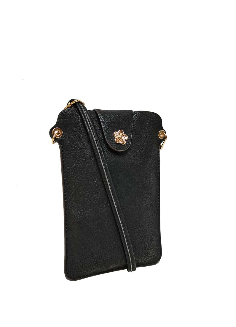 4126KL - Black Mini Phone Bag
