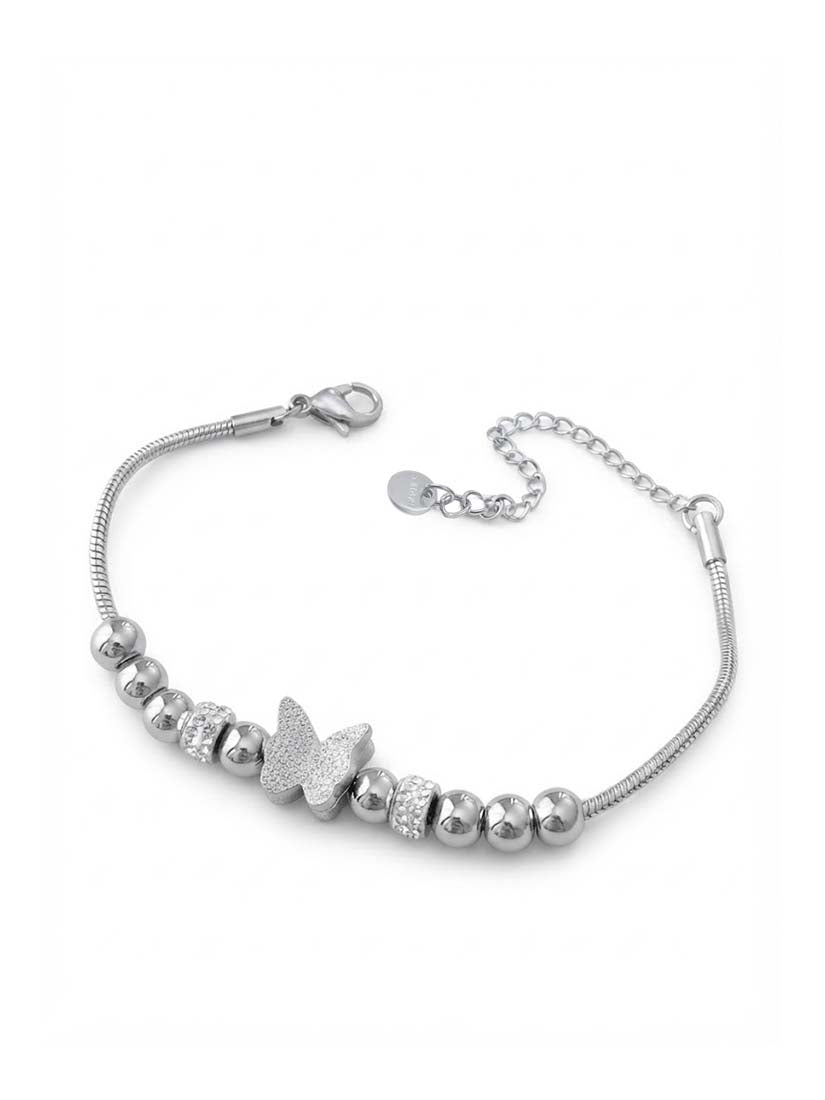 BR357 - Silver Stainless Steel