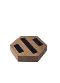 DISPLAY660 - Black Wooden Rings Holder