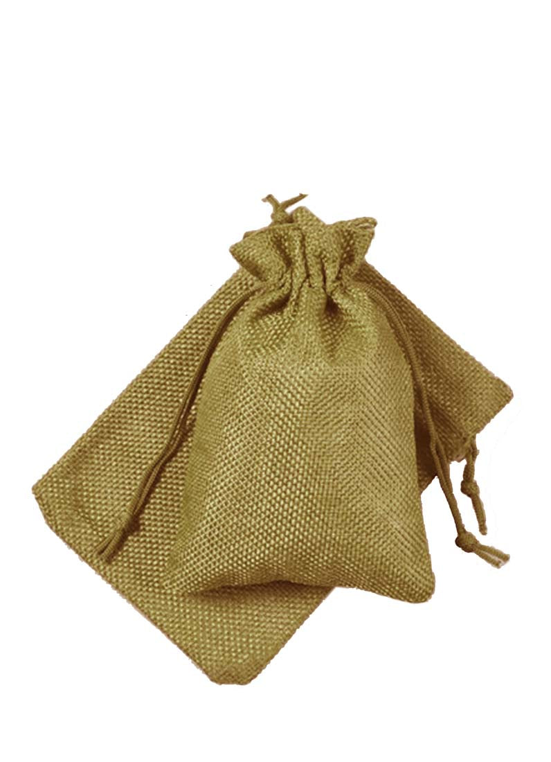 DISPLAY531-Khaki Linen Pouches (50 pcs/pack)