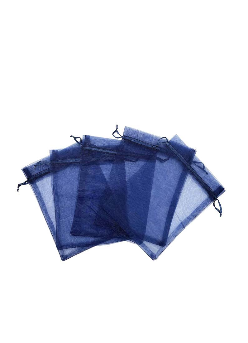 DISPLAY534-Navy Organza Bags (100 pcs/pack)