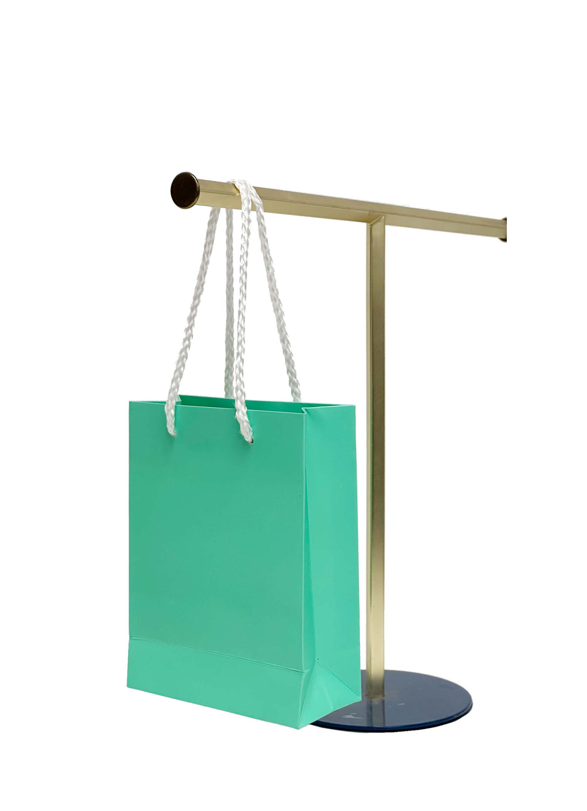 DISPLAY551 - Tiffany Blue Paper Gift Bags (10 pcs/pack)
