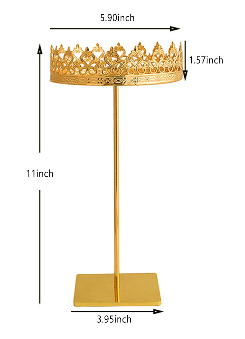 DISPLAY570 - Gold Crown Jewelry Display Stand