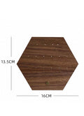 DISPLAY679 - Wooden Hexagon Necklace Holder Display(S)