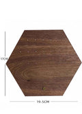 DISPLAY680 - Wooden Hexagon Necklace Holder Display(L)