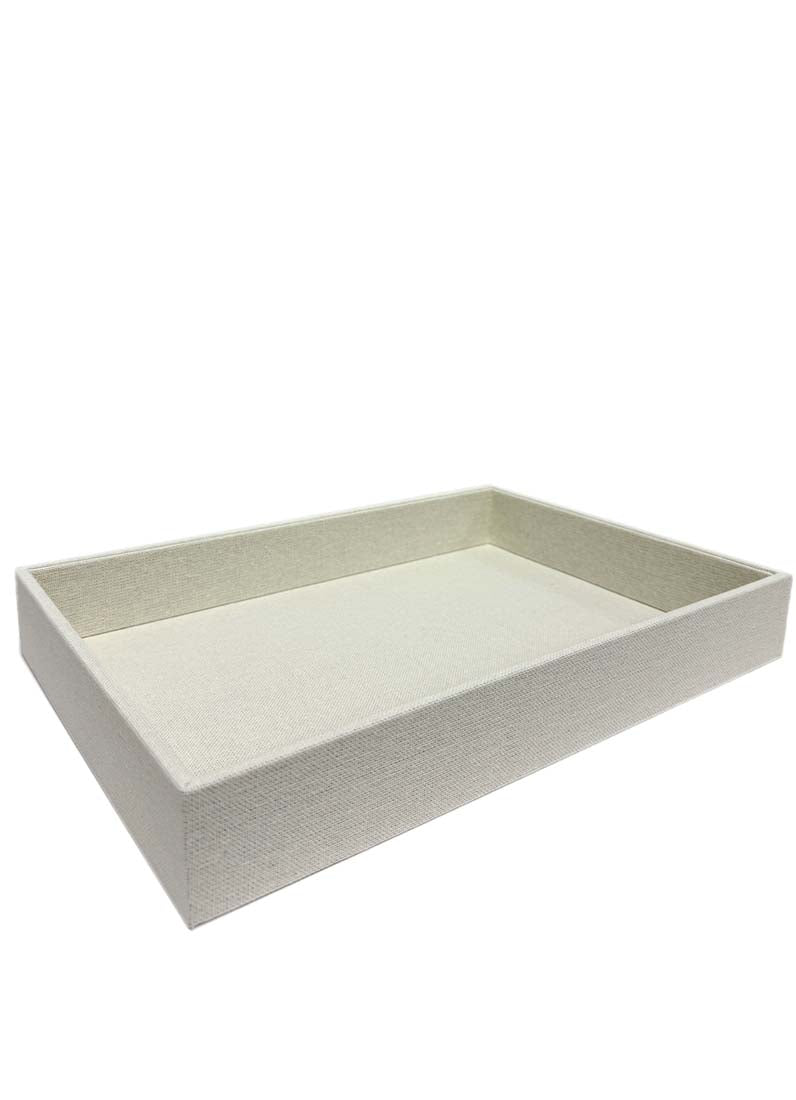 DISPLAY701 - Cream Linen Tray (L)