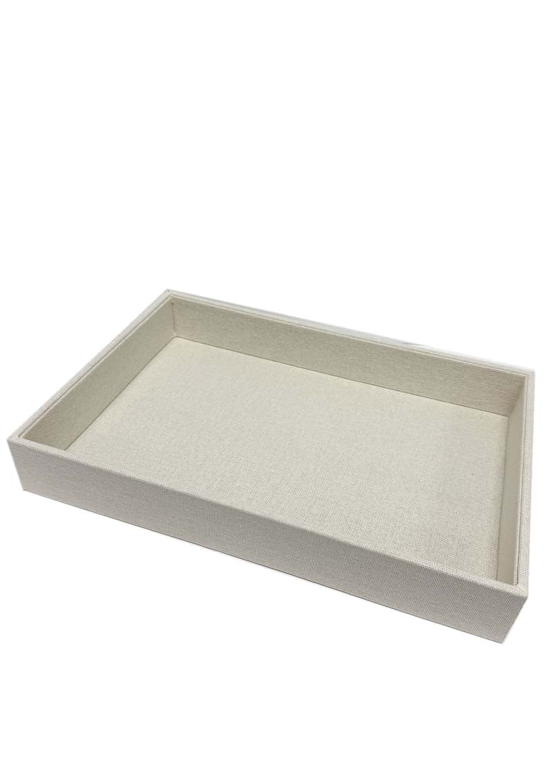 DISPLAY701 - Cream Linen Tray (L)
