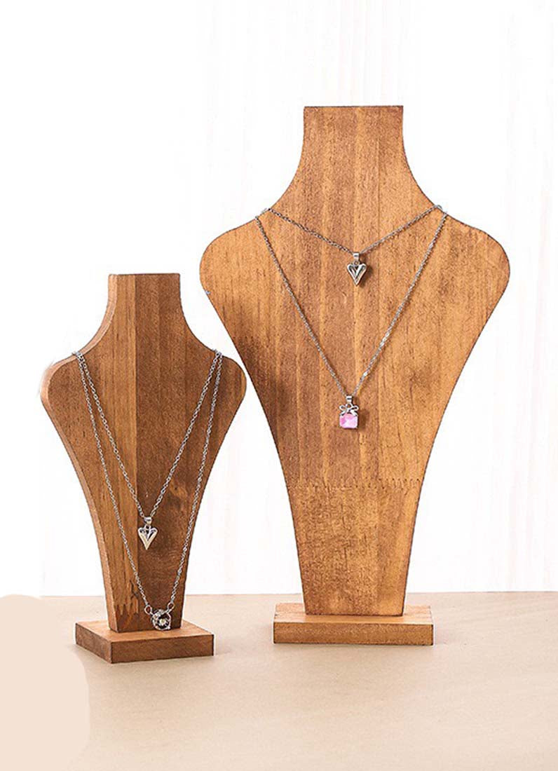 DISPLAY711 - Wooden Necklace Display(L)