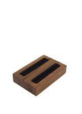 DISPLAY714 - Black Wooden Rings Display