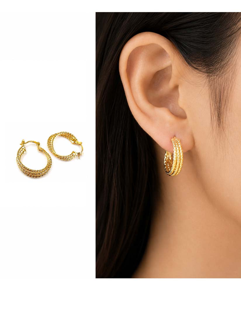 EAR613 - Gold Copper