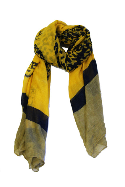 SC1307 - Yellow Leopard print