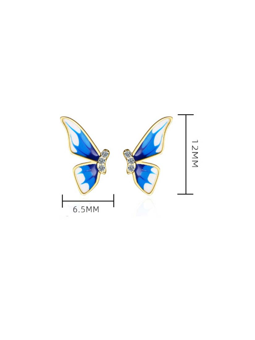 STE317E - Blue Earrings