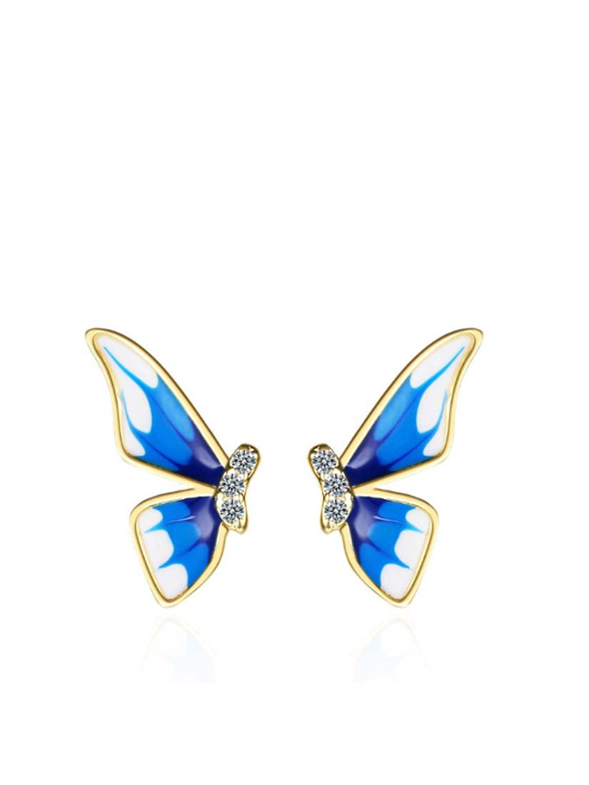 STE317E - Blue Earrings