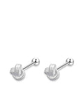 STE339E - Silver Earrings