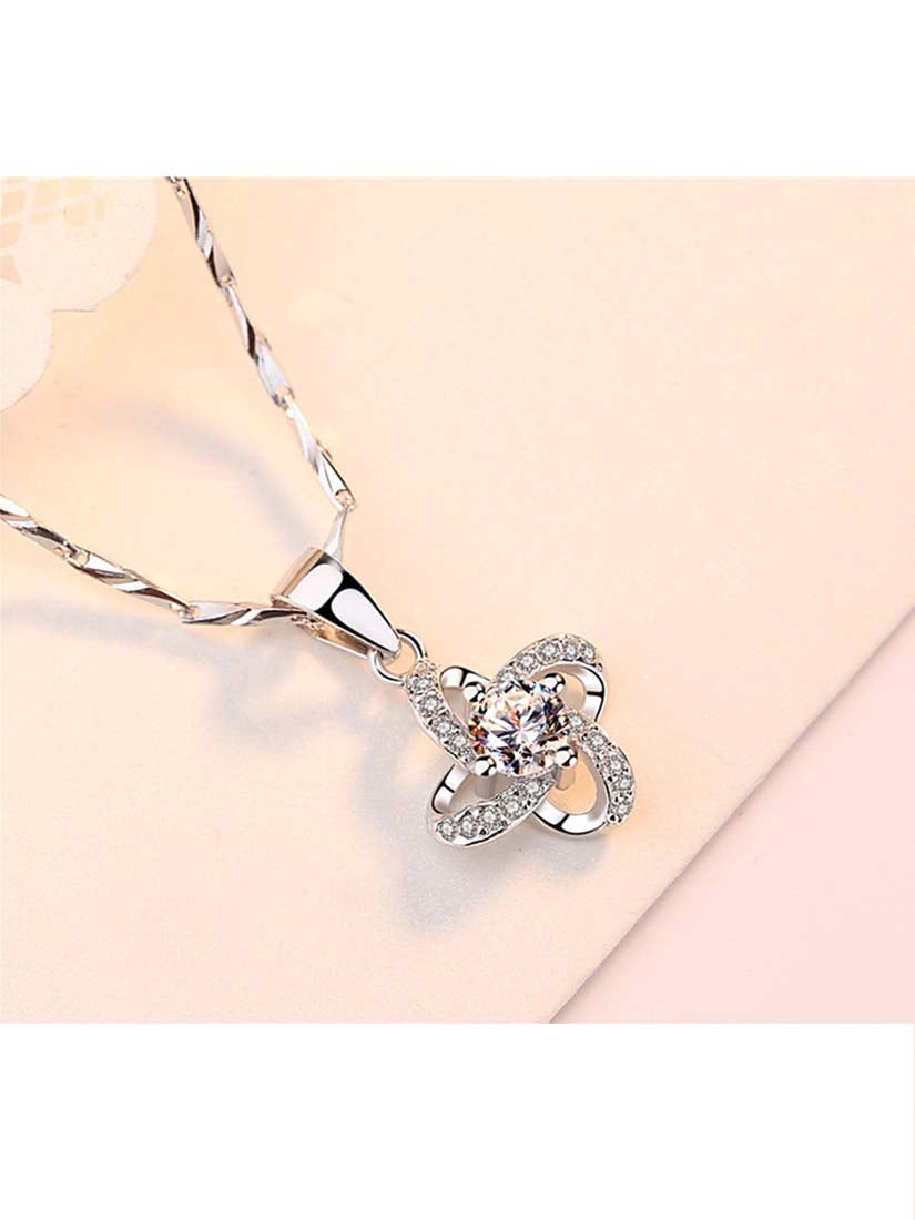 STE382N - Silver Necklace
