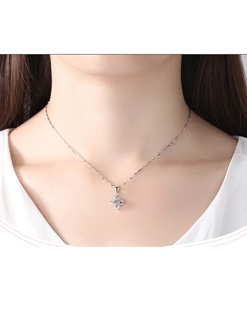 STE382N - Silver Necklace