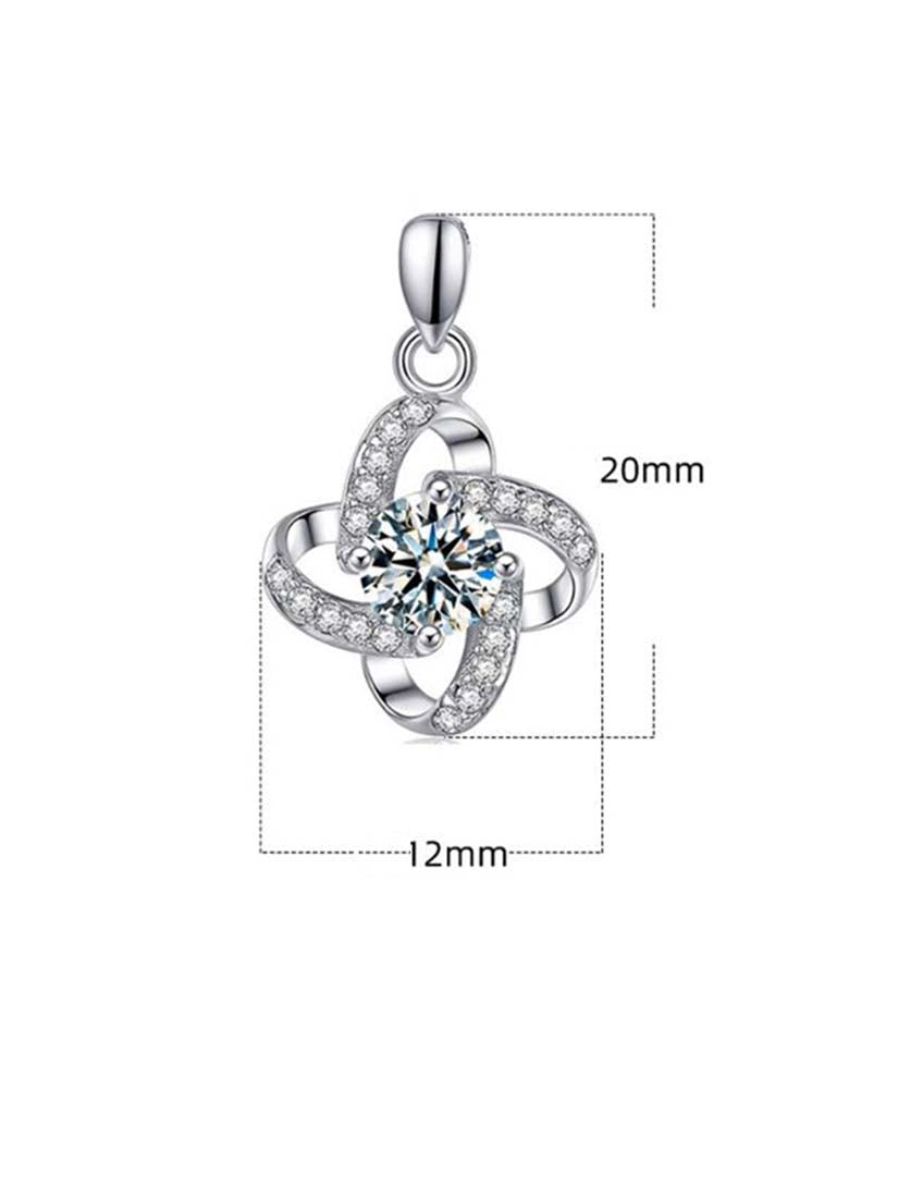 STE382N - Silver Necklace