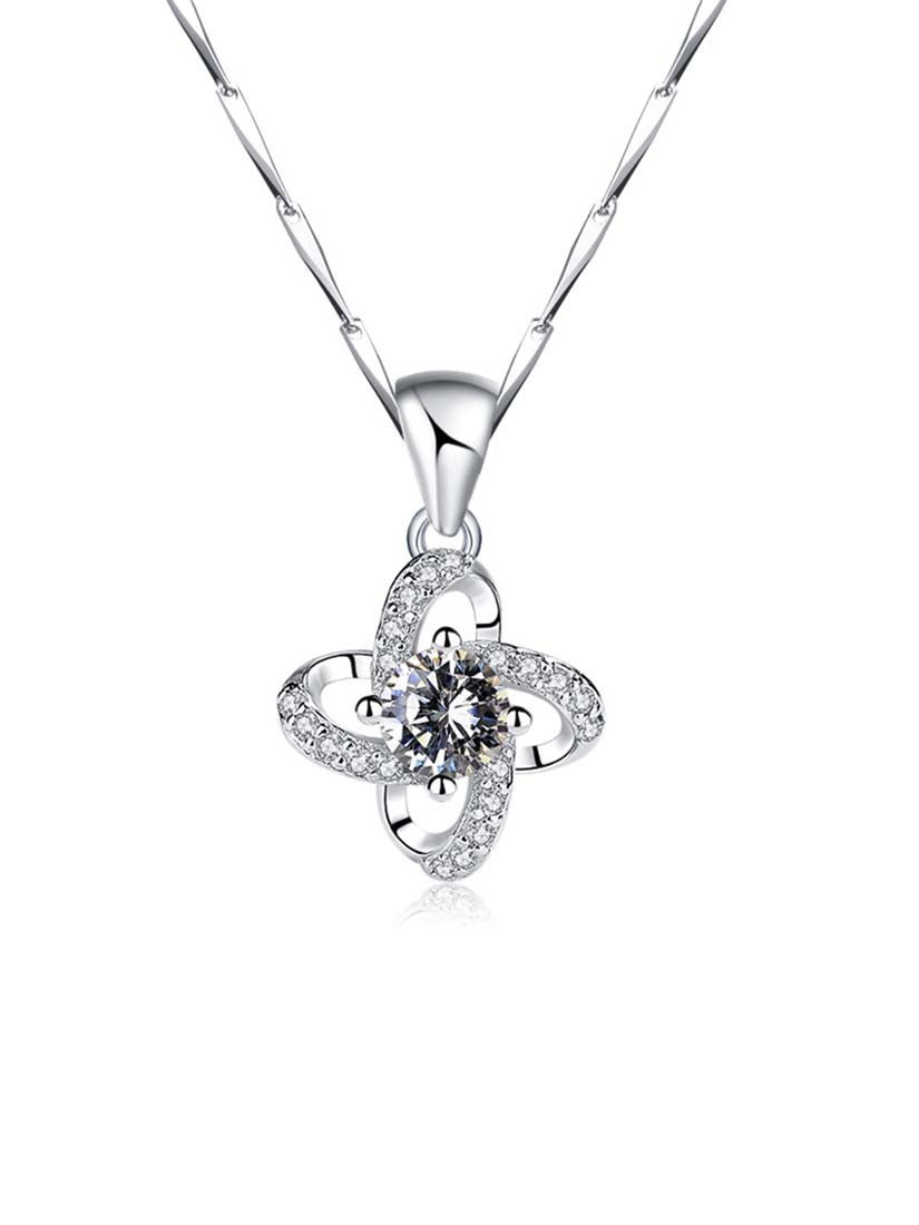 STE382N - Silver Necklace