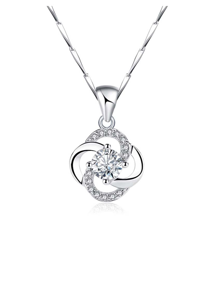 STE387N - Silver Necklace