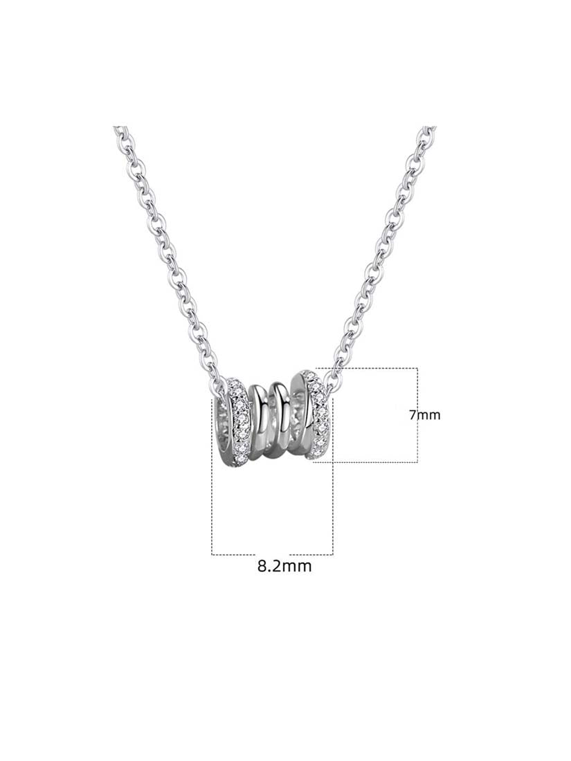 STE395N - Silver Necklace