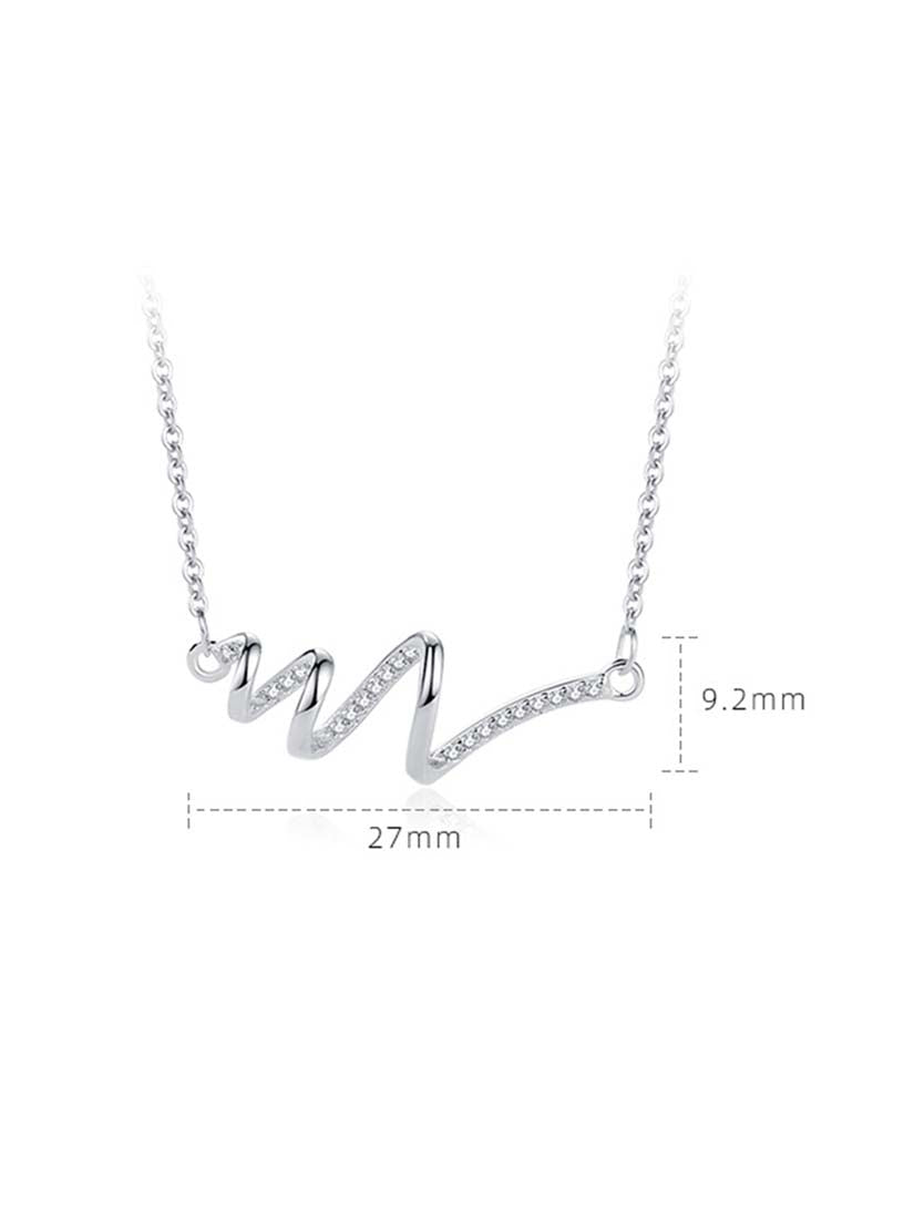 STE397N - Silver Necklace