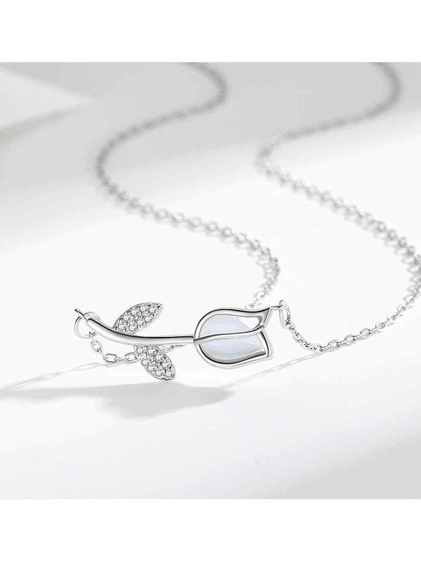 STE403N - Silver Necklace