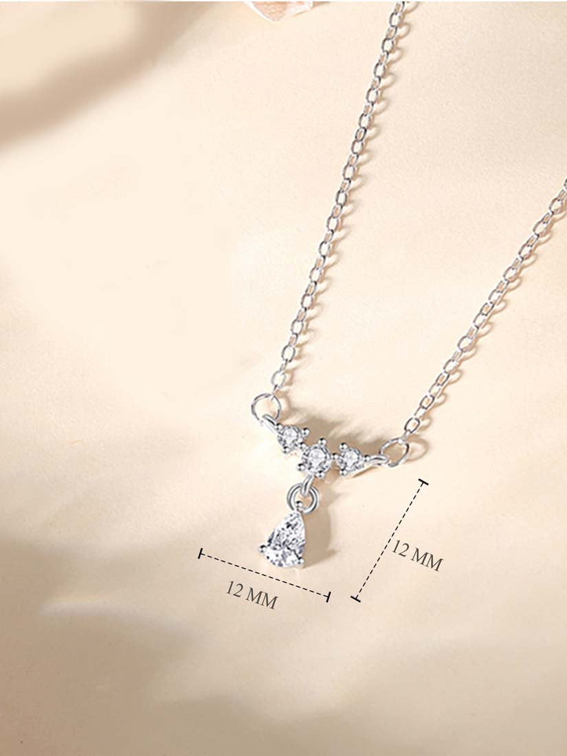 STE406N - Silver Necklace