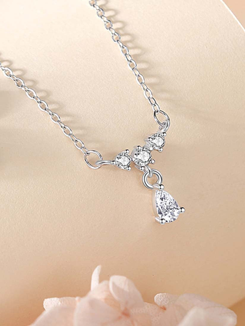 STE406N - Silver Necklace