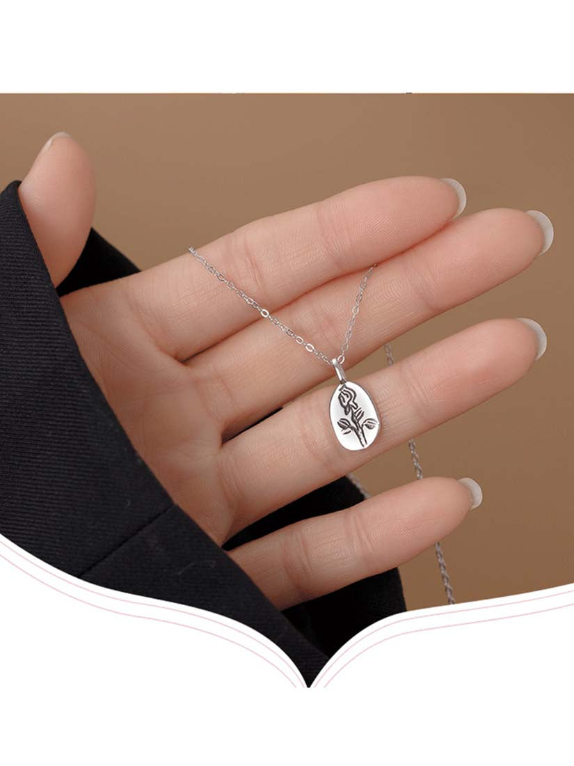 STE407N - Silver Necklace