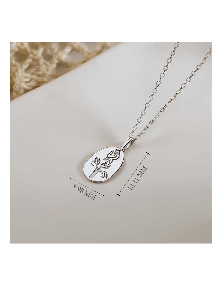 STE407N - Silver Necklace