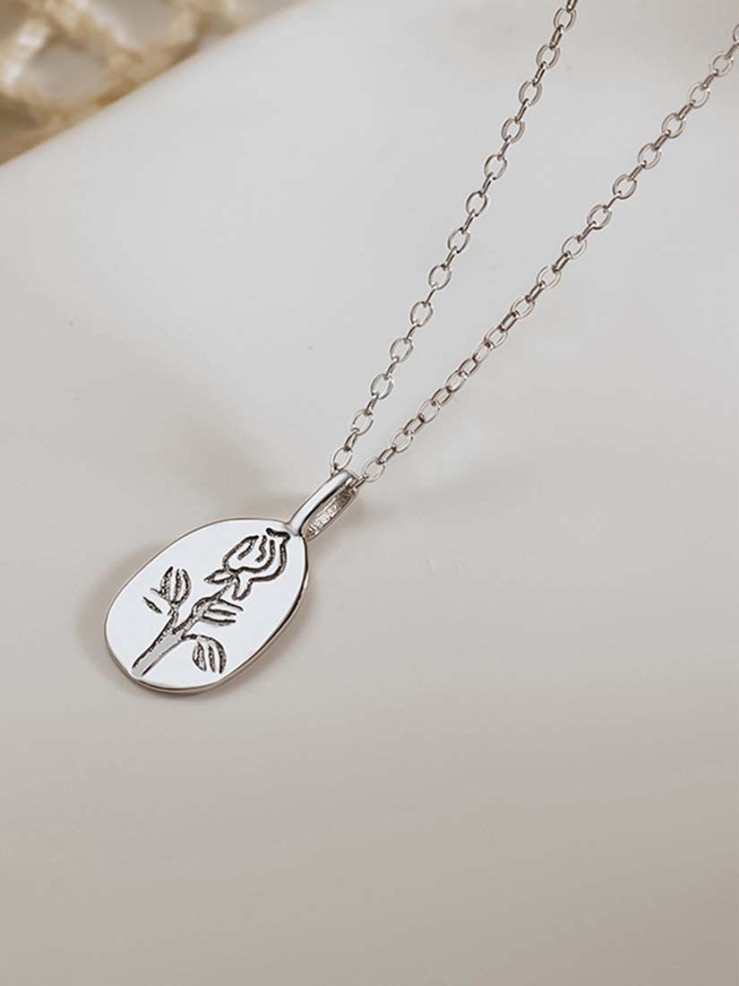 STE407N - Silver Necklace