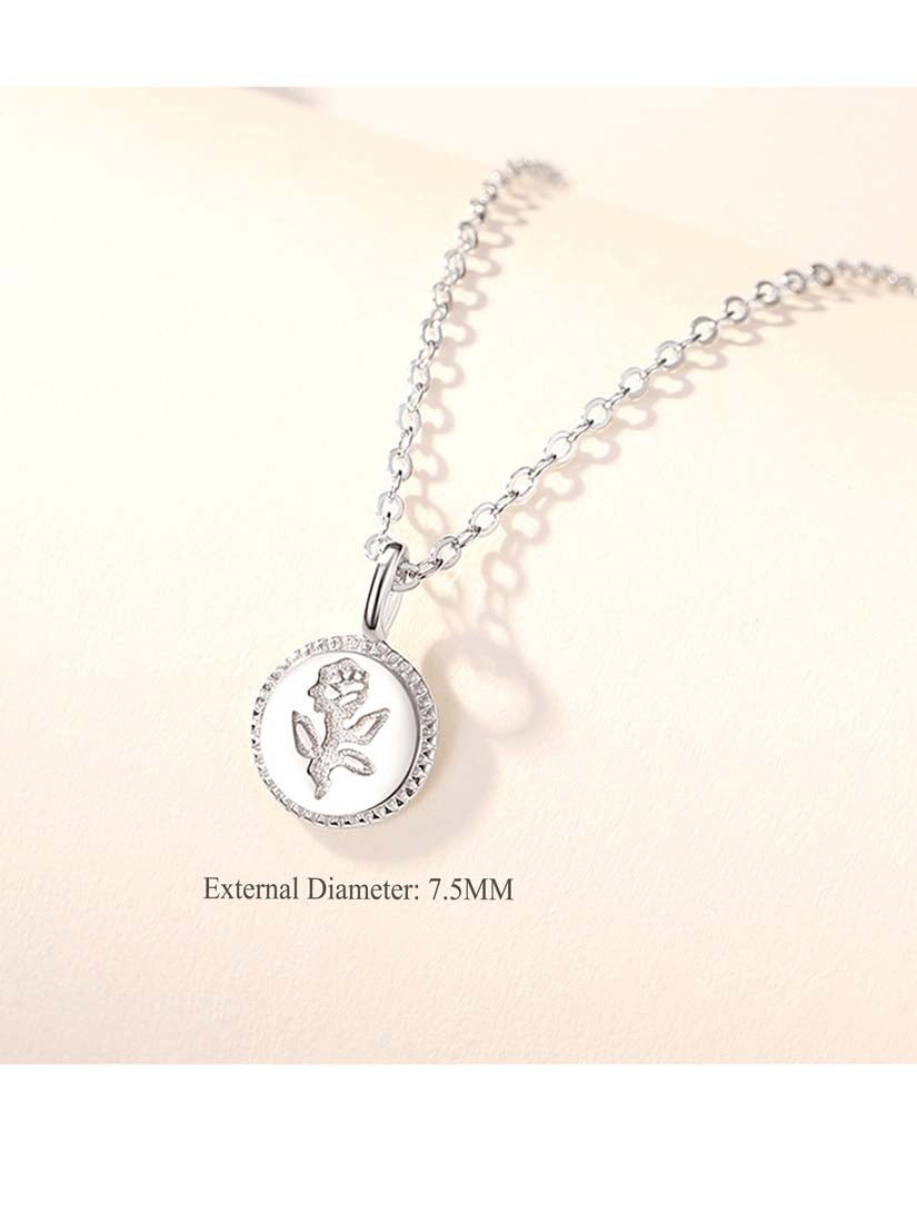 STE410N - Silver Necklace