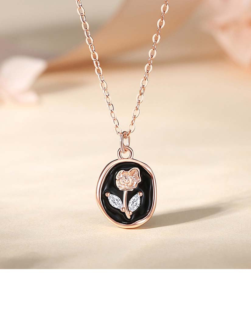 STE421N - Rose Gold Necklace