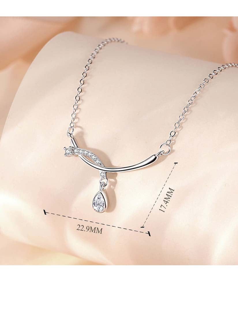 STE422N - Silver Necklace