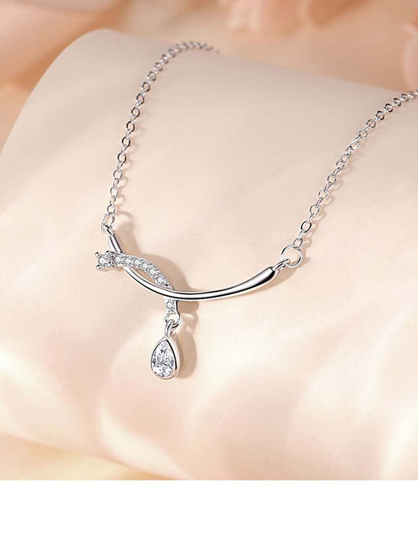 STE422N - Silver Necklace