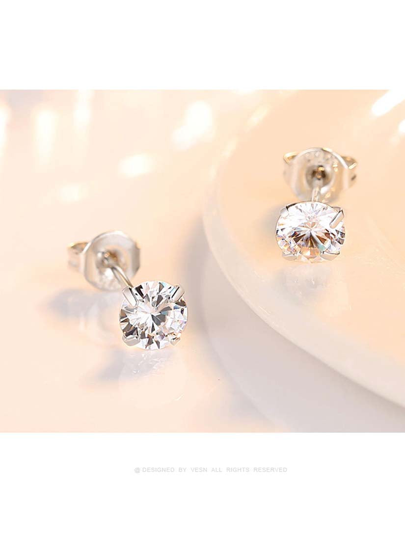STE436E - Silver Earrings