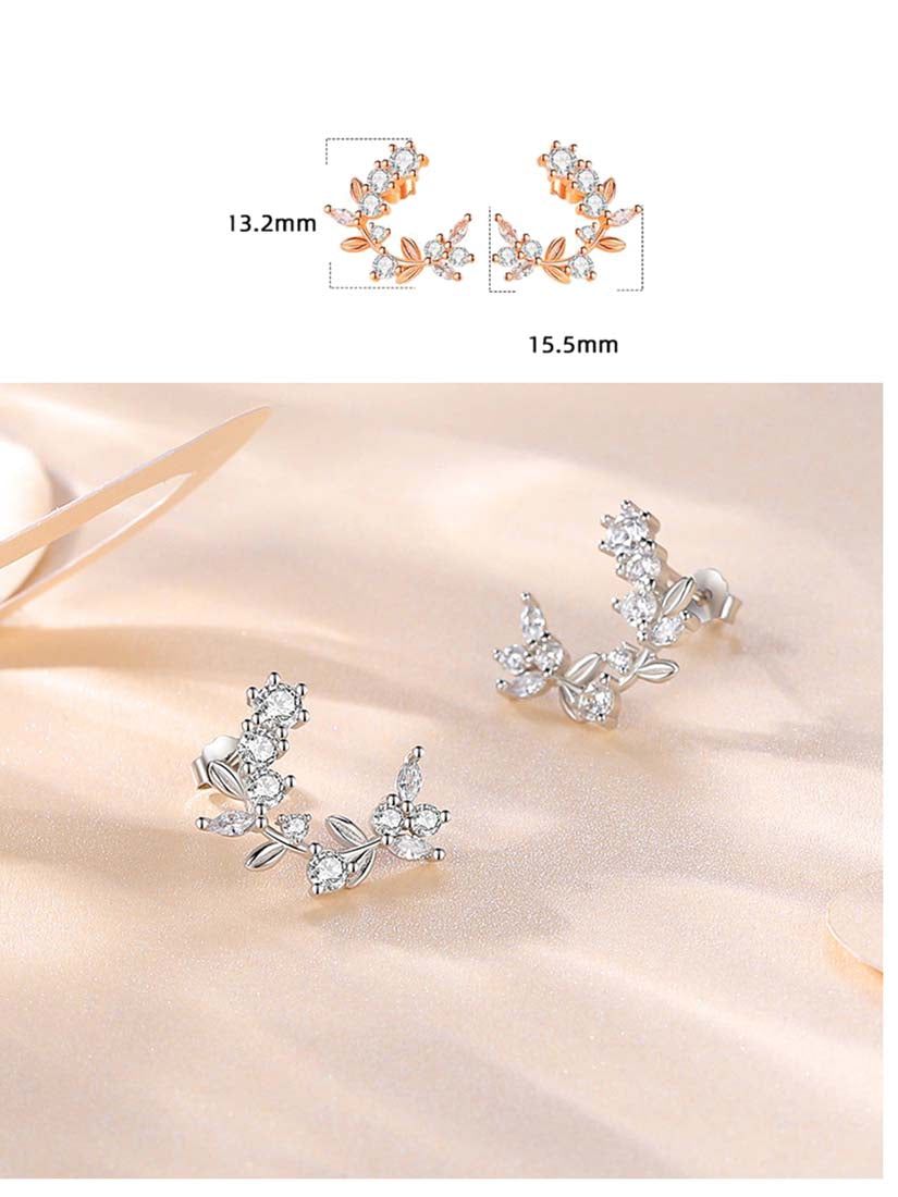 STE440E - Silver Earrings