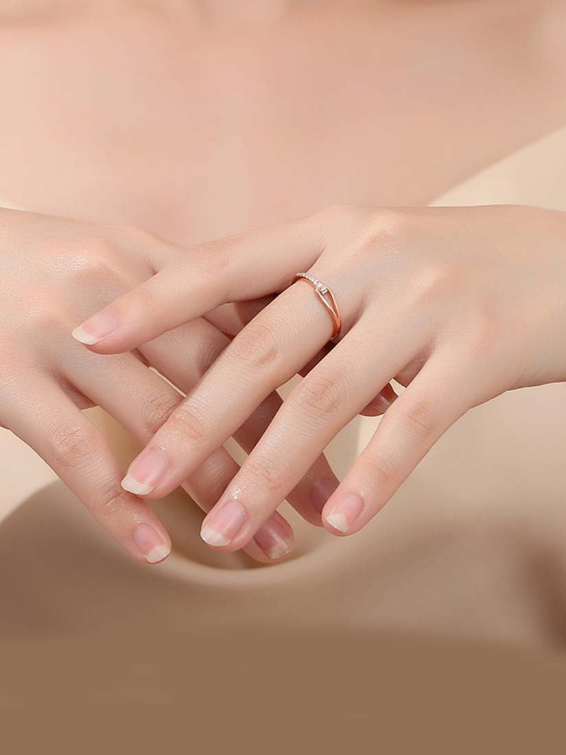 STE457R - Rose Gold Ring