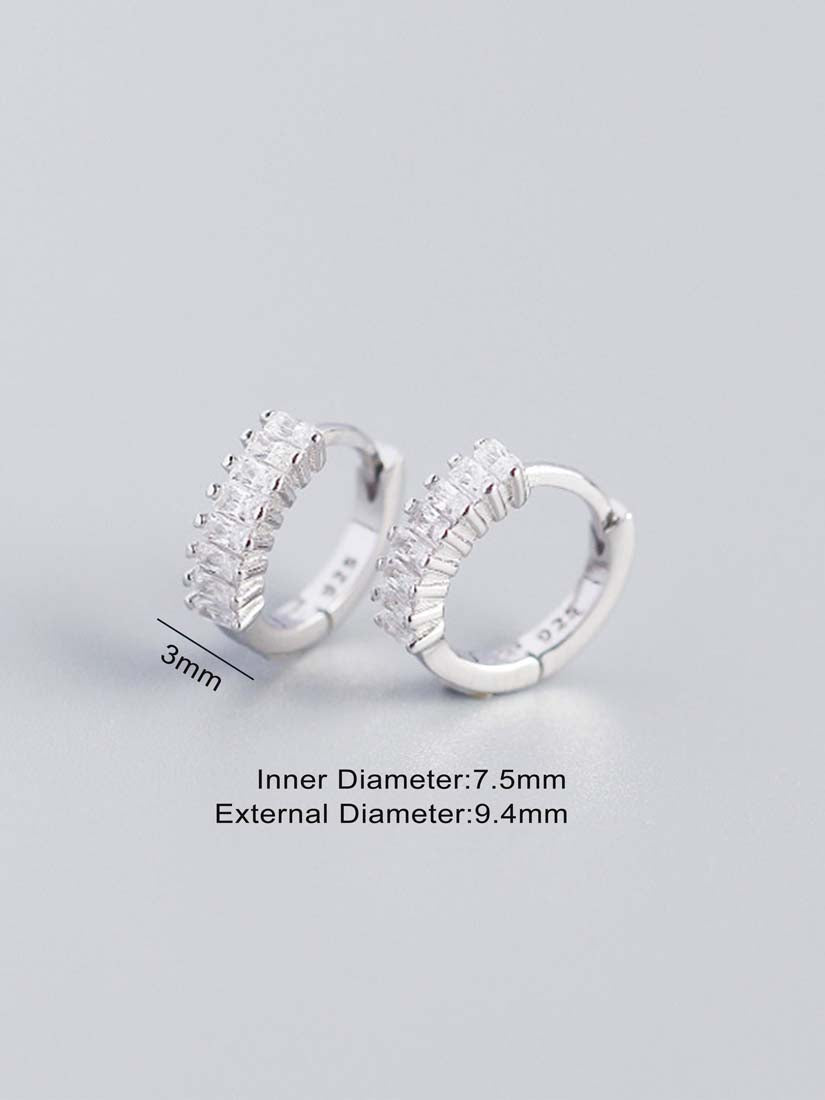STE551E - Silver Earrings