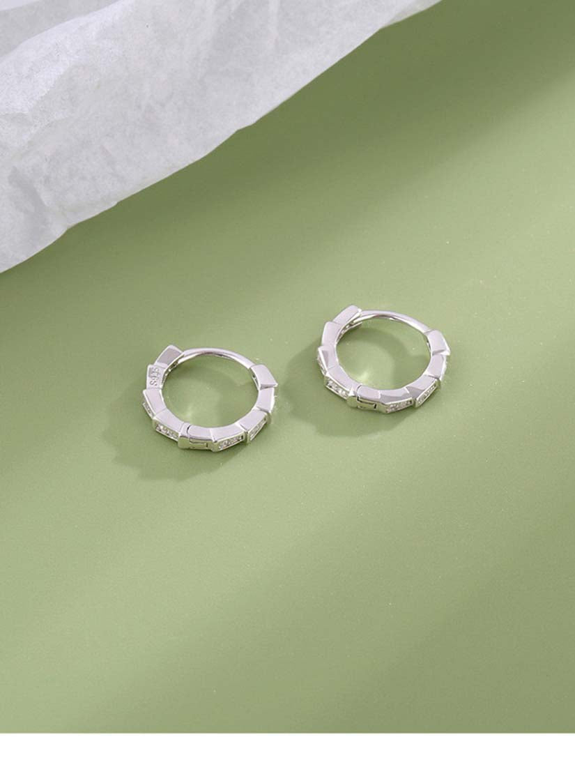 STE552E - Silver Earrings
