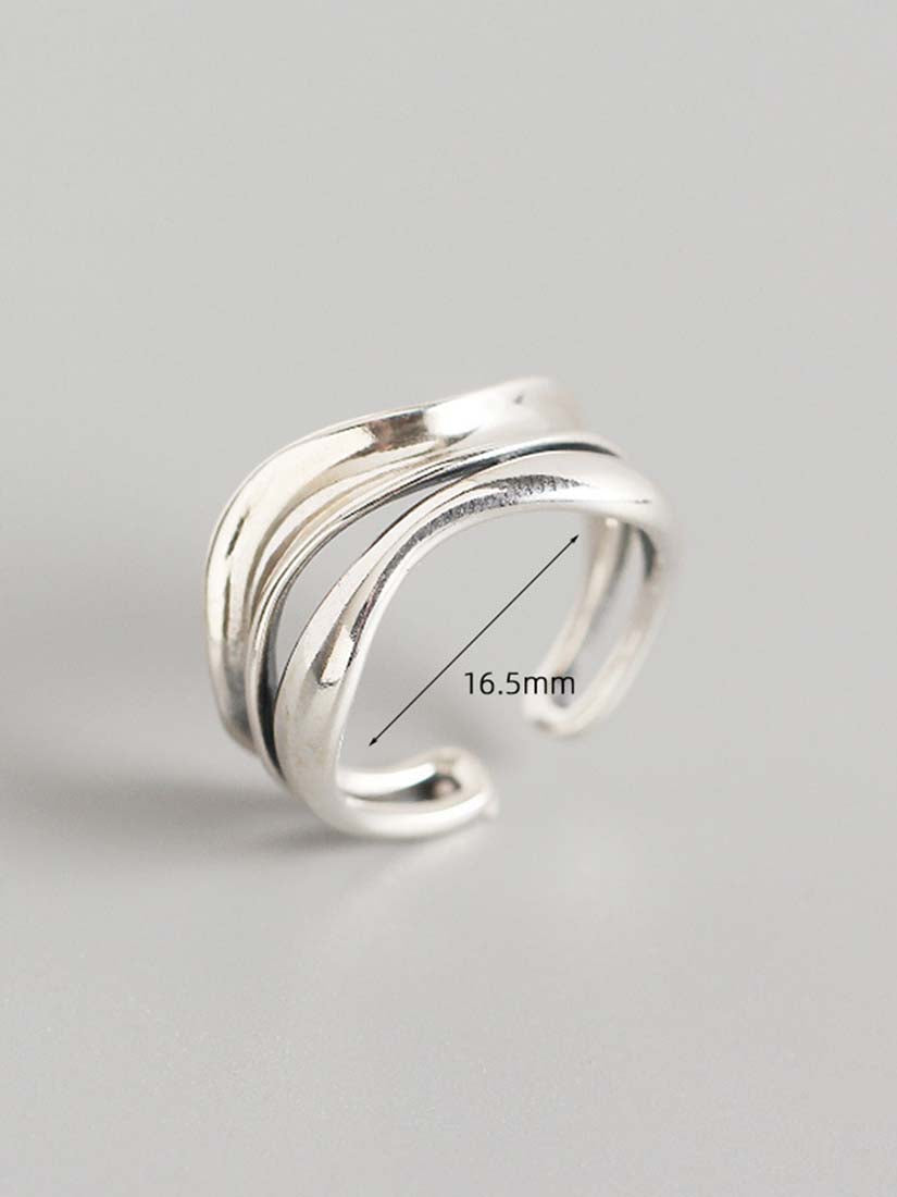 STE554R - Silver Ring